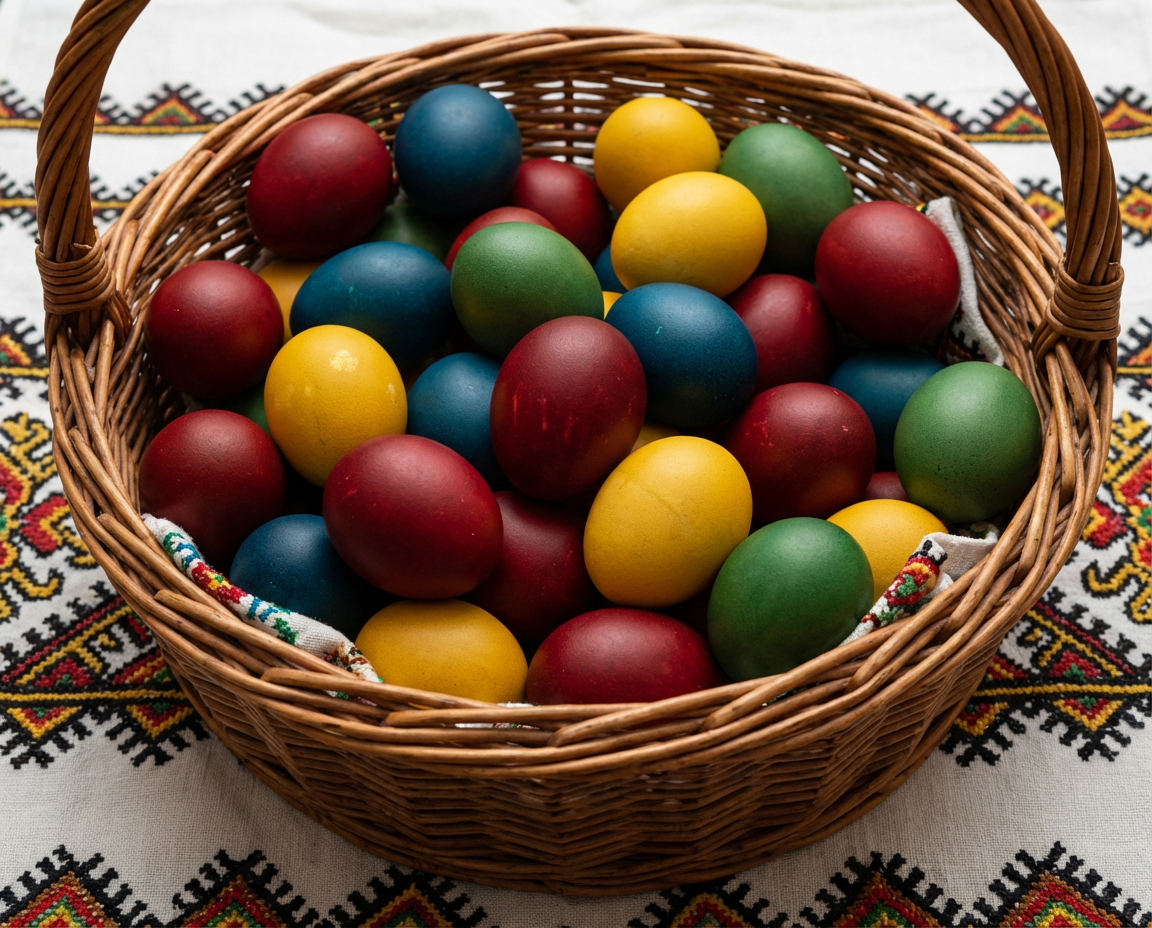 Крашанки писанки яйця на Великдень 